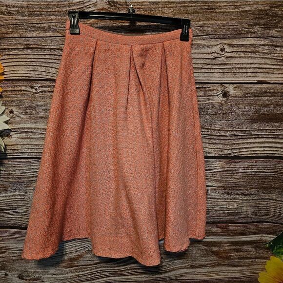 Best Society skirt Women's medium orange/tweed Pre-owned - Picture 1 of 7